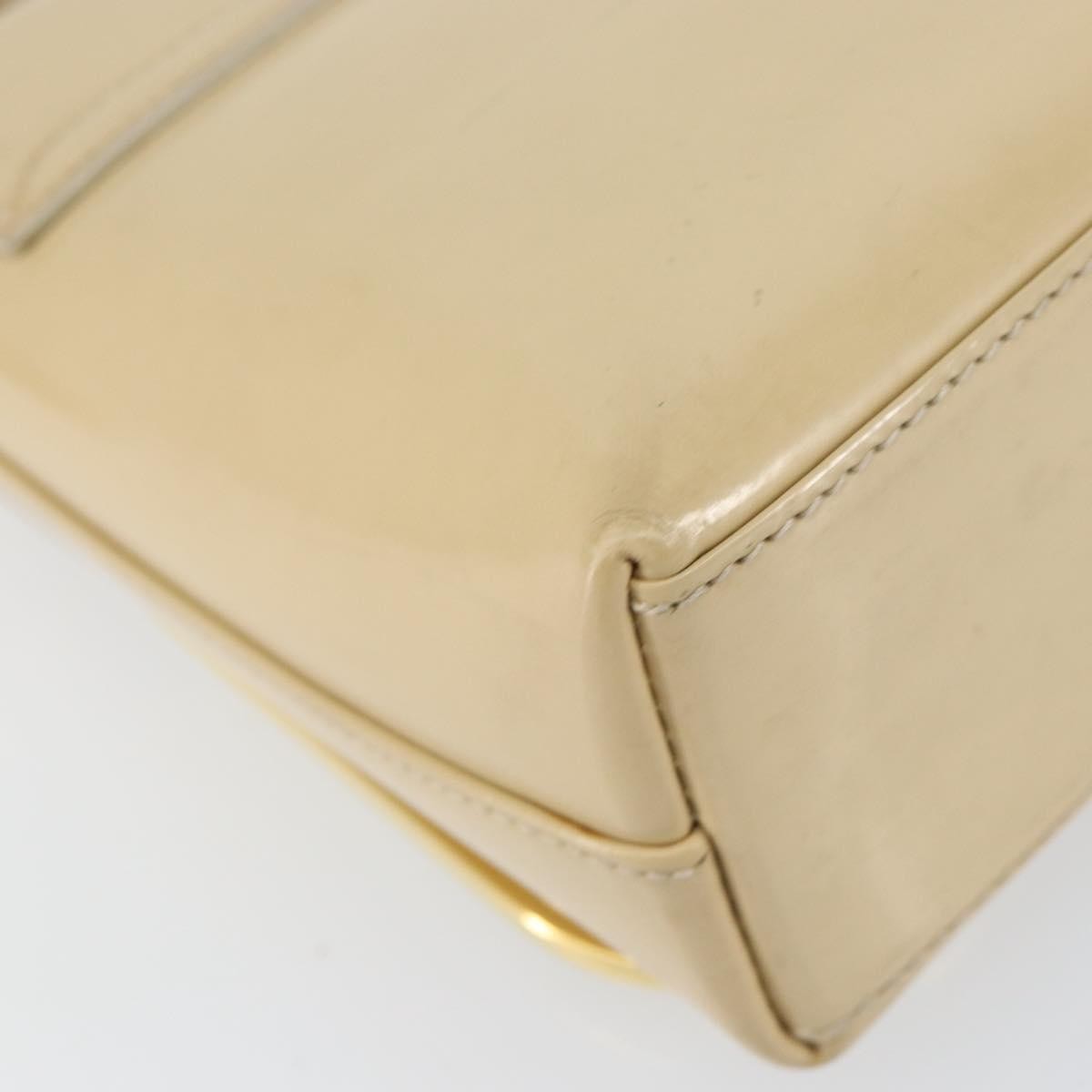 Gucci Vintage Shoulder Bag Patent leather, BEIGE, PATENT_LEATHER, Shoulder bag