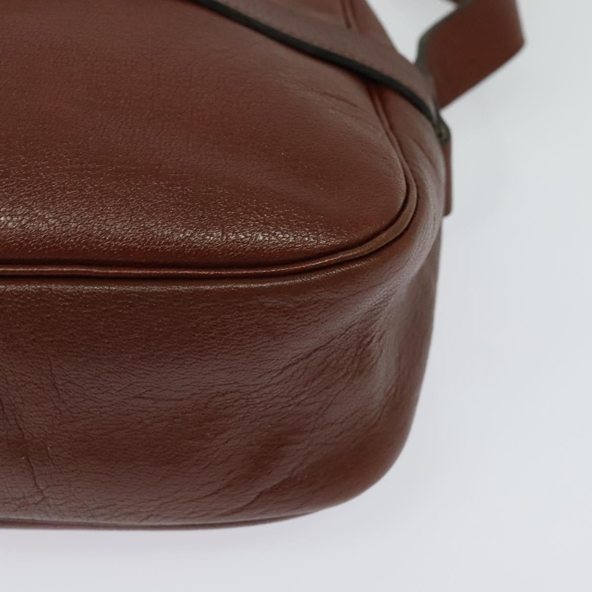 Christian Dior CD Shoulder bag Leather, BROWN, LEATHER, Shoulder bag
