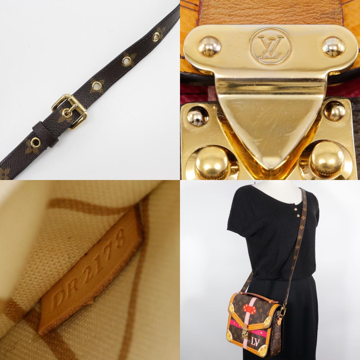 Louis Vuitton Pochette Metis Limited Edition Summer Trunks Monogram Canvas, BROWN, CANVAS, Shoulder bag