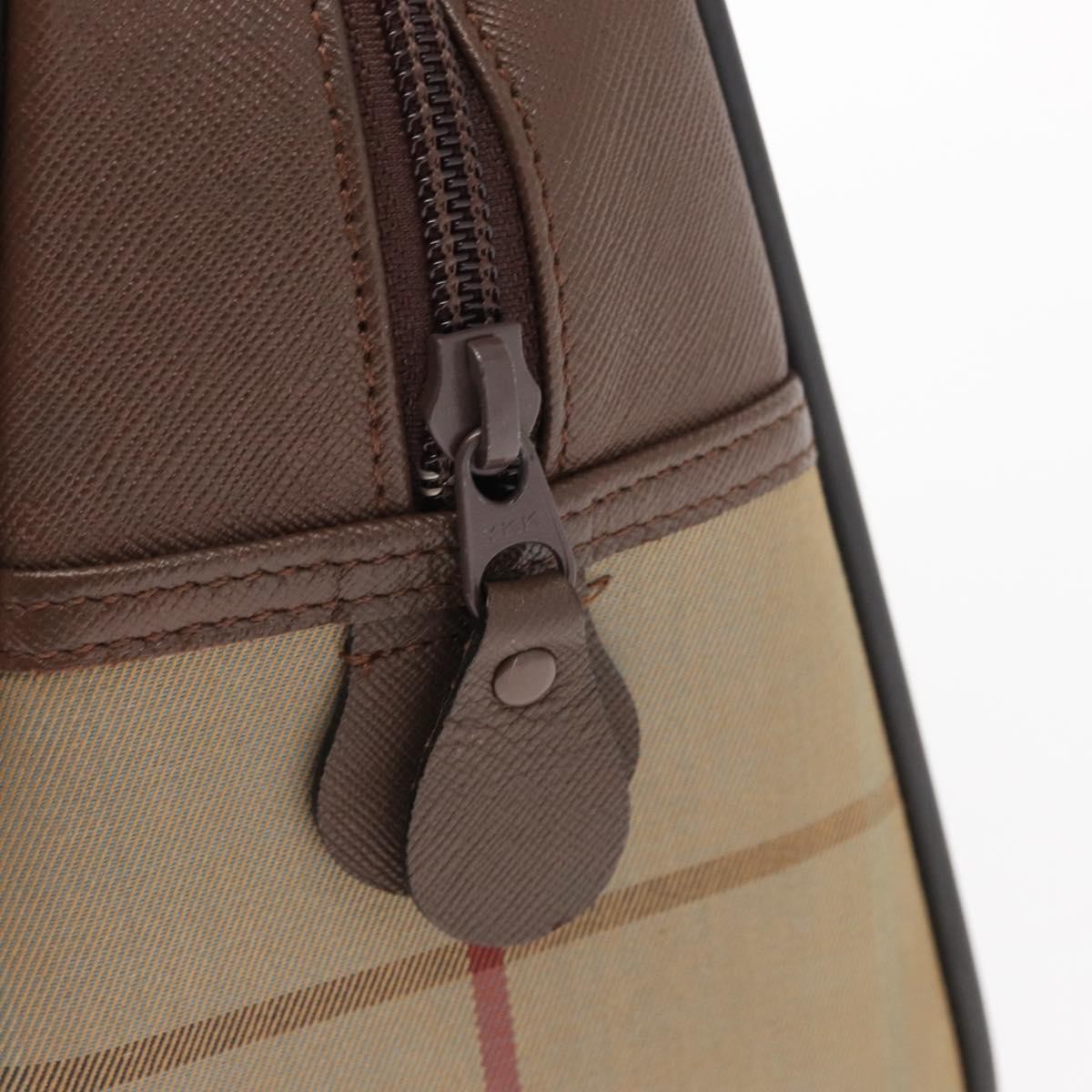 Burberry Nova check boston bag Canvas, BEIGE, CANVAS, Handbag
