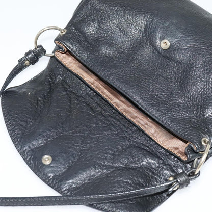 Chloe Lily Handbag Leather, BLACK, LEATHER, Handbag