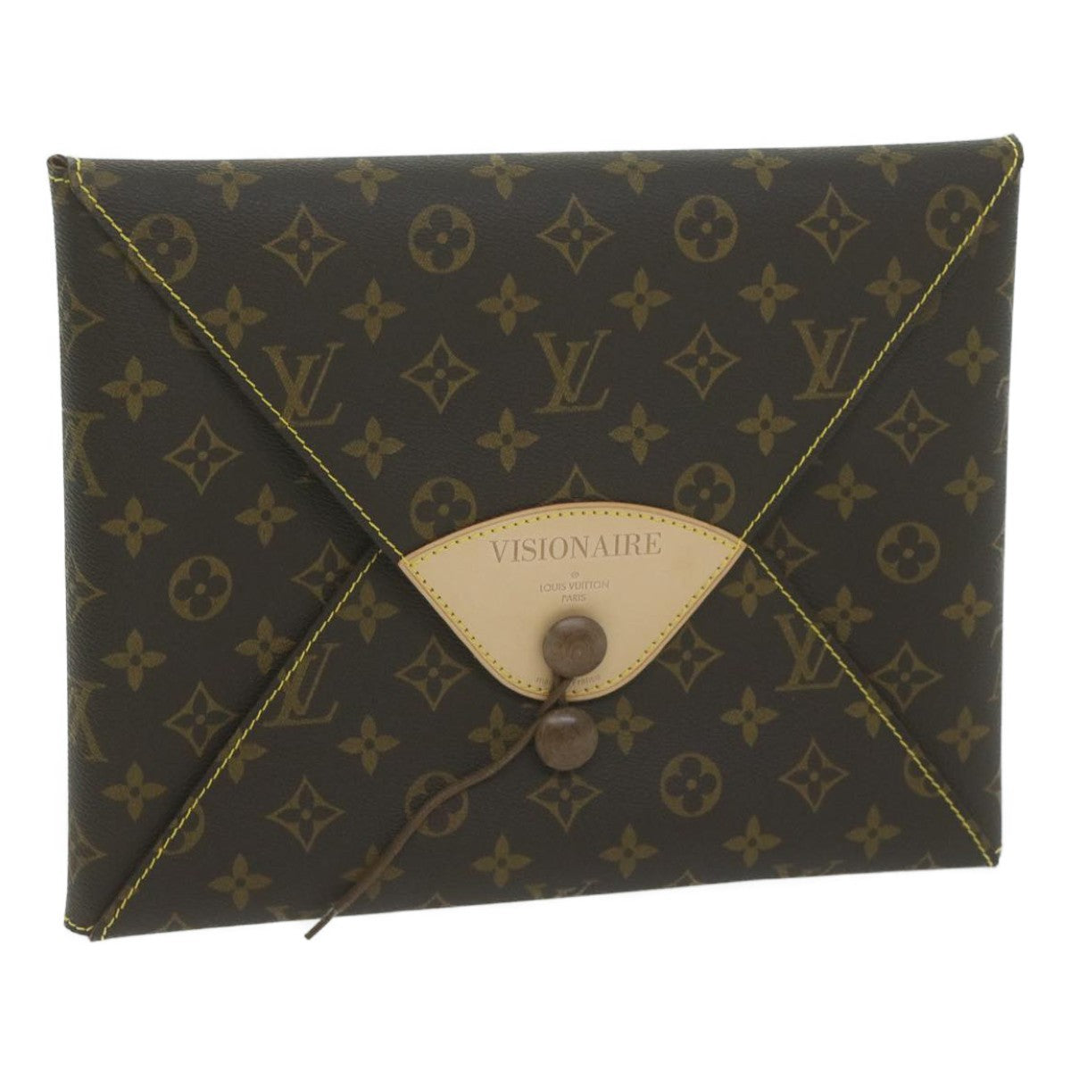 Louis Vuitton Porte-documents Visionaire Monogram Canvas, BROWN, CANVAS, Briefcase