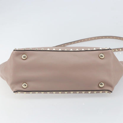 Valentino Garavani Rockstud Tote Soft Leather, PINK, LEATHER, Tote bag