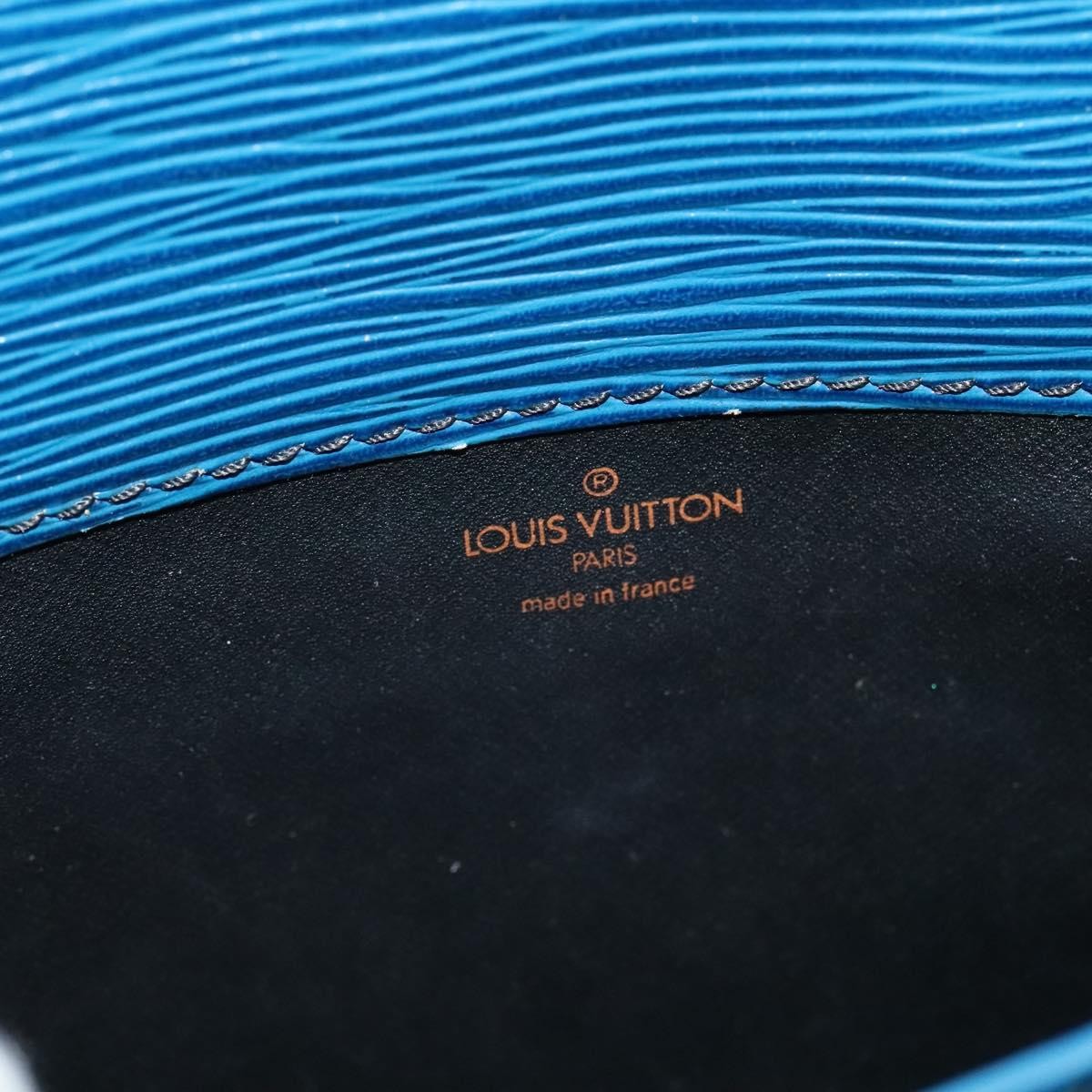 Louis Vuitton Cartouchiere Handbag Epi Leather, BLUE, LEATHER, Shoulder bag