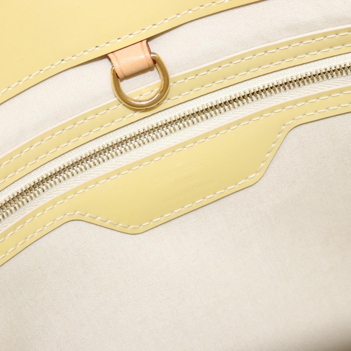 Louis Vuitton Catalina Handbag Monogram Vernis, YELLOW, PATENT_LEATHER, Tote bag
