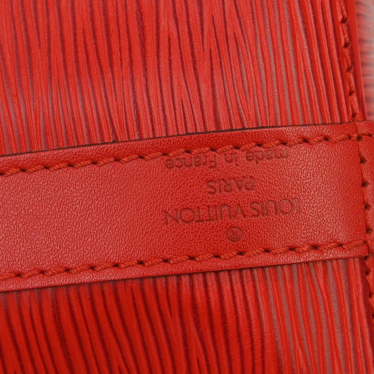 Louis Vuitton Petit Noe Handbag Epi Leather, Red, Leather, Shoulder Bag