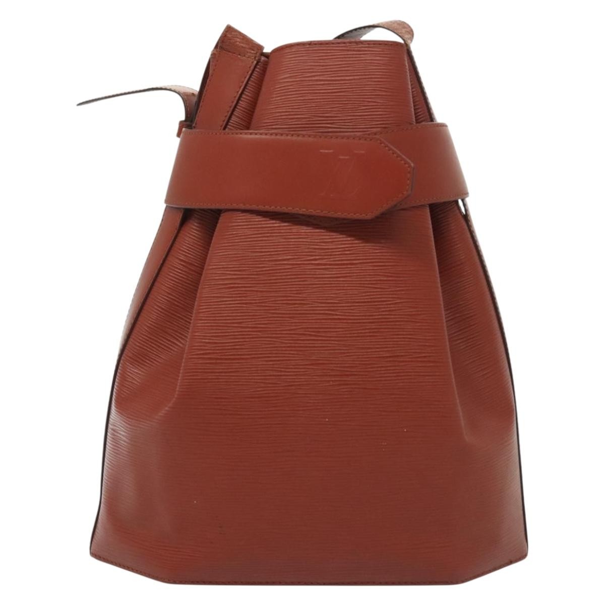 Louis Vuitton Vintage Sac d'Epaule Handbag Epi Leather, BROWN, LEATHER, Handbag