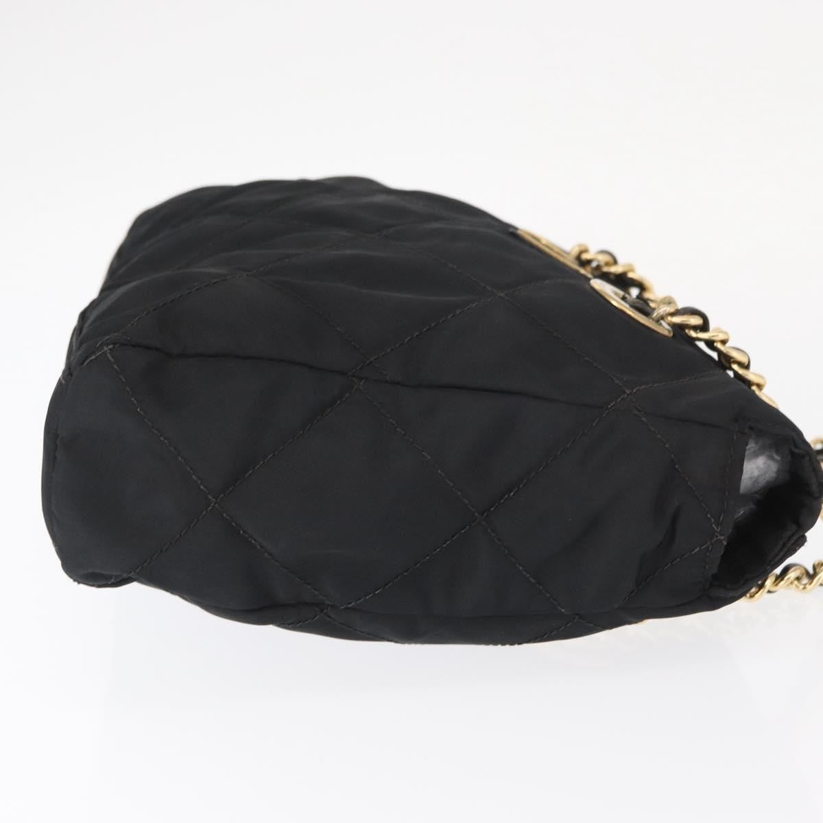 Prada Re-Edition 1995 Chain Tote Quilted Re-Nylon, BLACK, NYLON, Shoulder bag