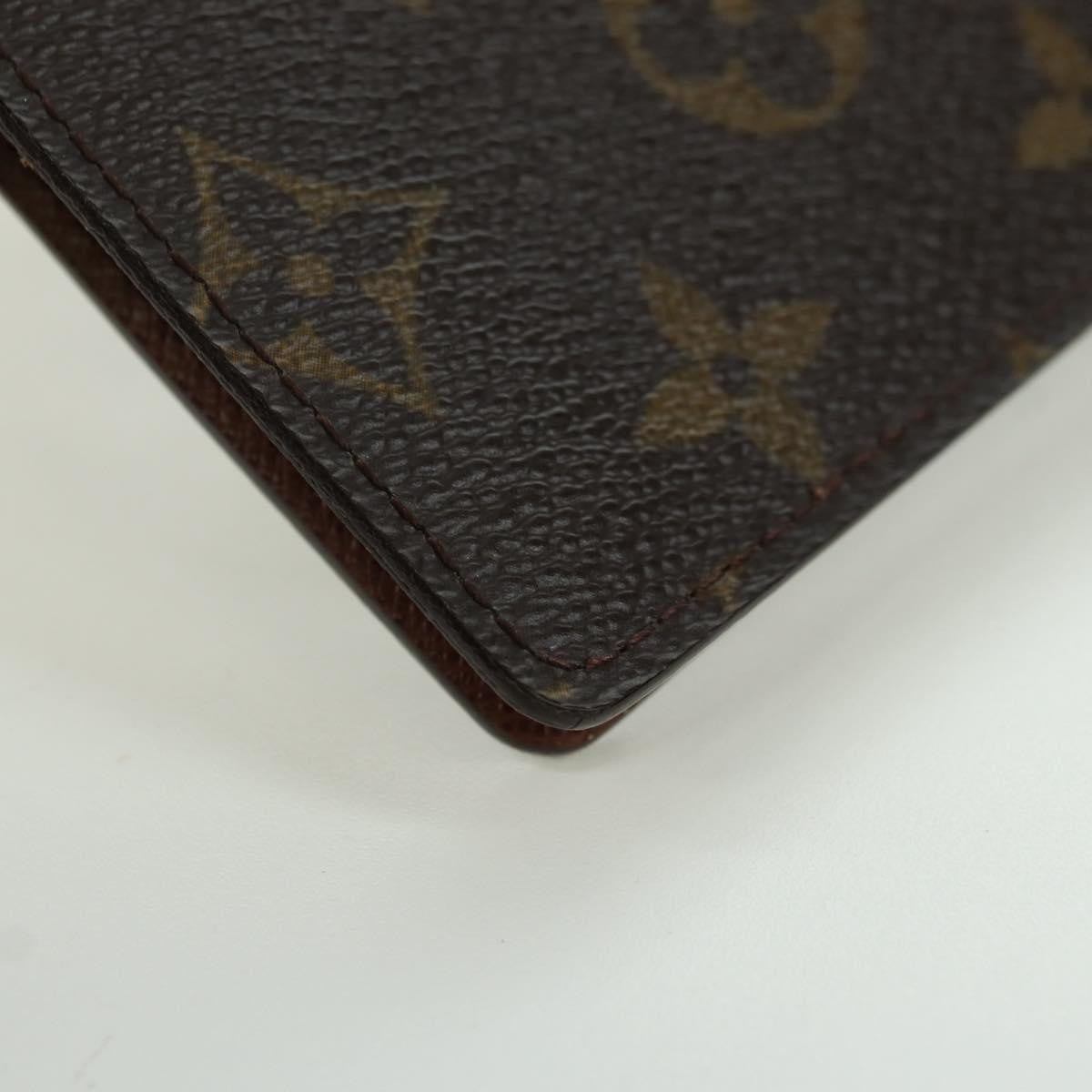 Louis Vuitton Agenda Cover Monogram Panda, Brown, Canvas, Wallet