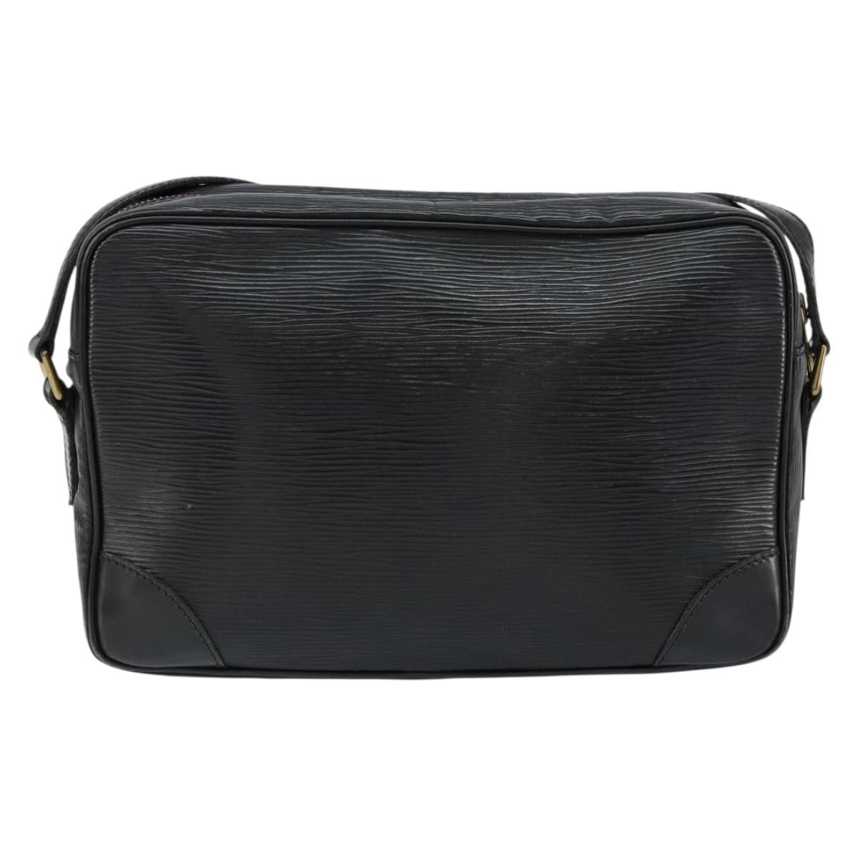 Louis Vuitton Trocadero Handbag Epi Leather, BLACK, LEATHER, Shoulder bag