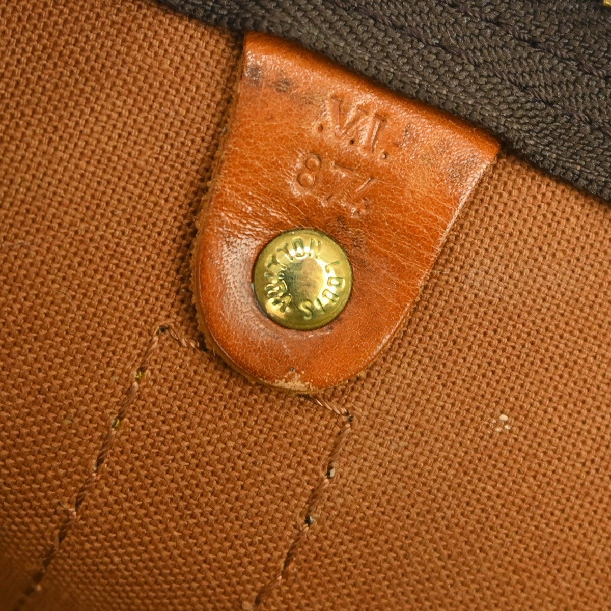 Louis Vuitton Keepall Bandouliere Bag Monogram Canvas, Brown, Canvas, Travel Bag