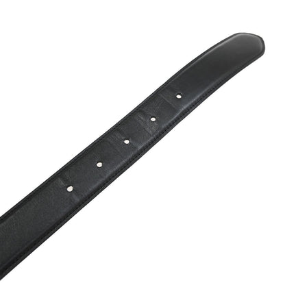 Cartier Santos Plaque Reversible Belt Leather, Black, Leather, Belt