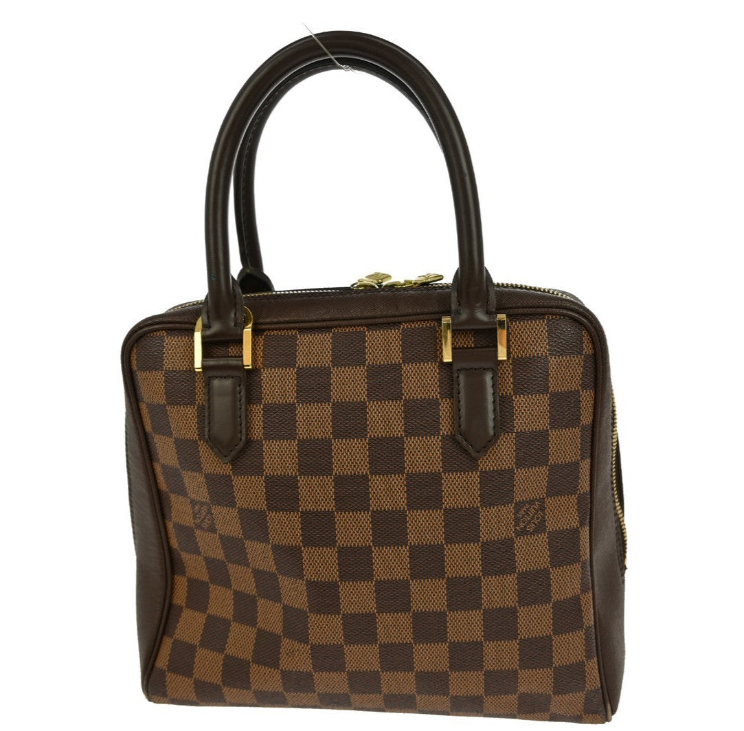 Louis Vuitton Brera Handbag Damier, BROWN, CANVAS, Handbag