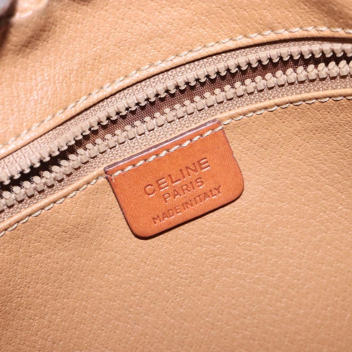 Celine Macadam Pochette Classic, BROWN, PVC, Clutche & pouche