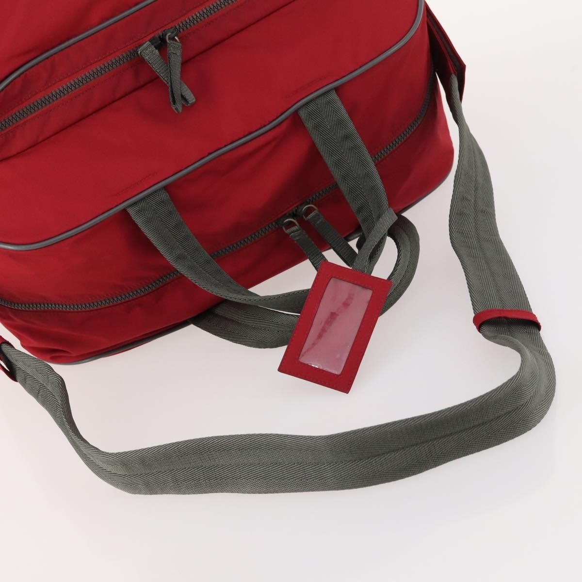 Prada Sport Line Boston Bag Nylon, Red, Nylon, Travel Bag