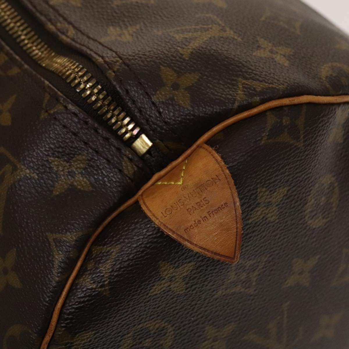 Louis Vuitton Keepall Bag Monogram Canvas, BROWN, CANVAS, Travel bag