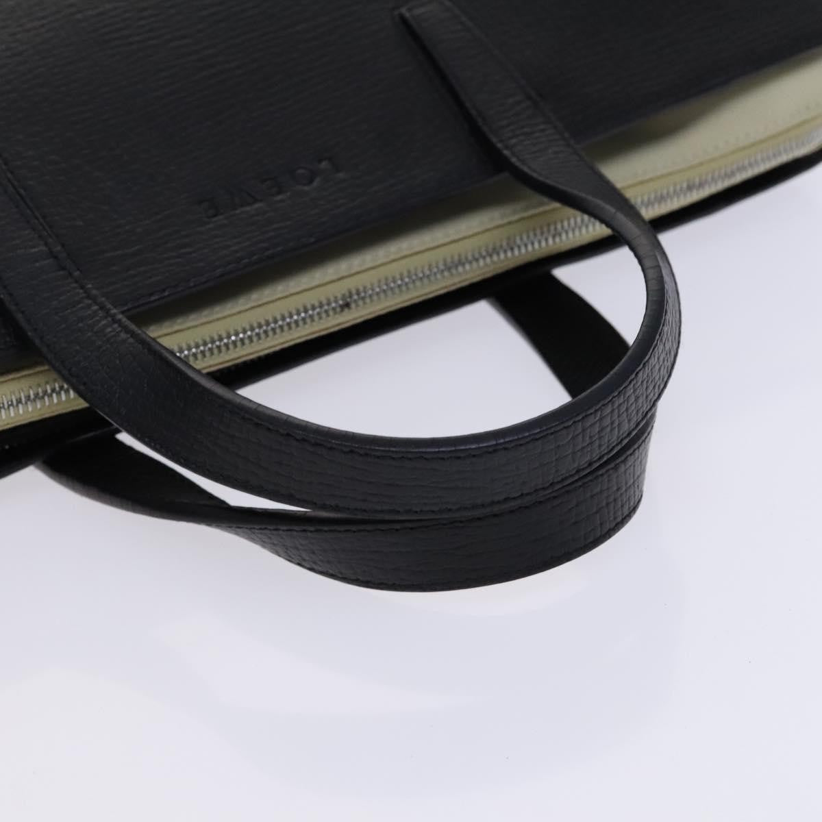 Loewe Vintage Handbag Leather, BLACK, LEATHER, Handbag