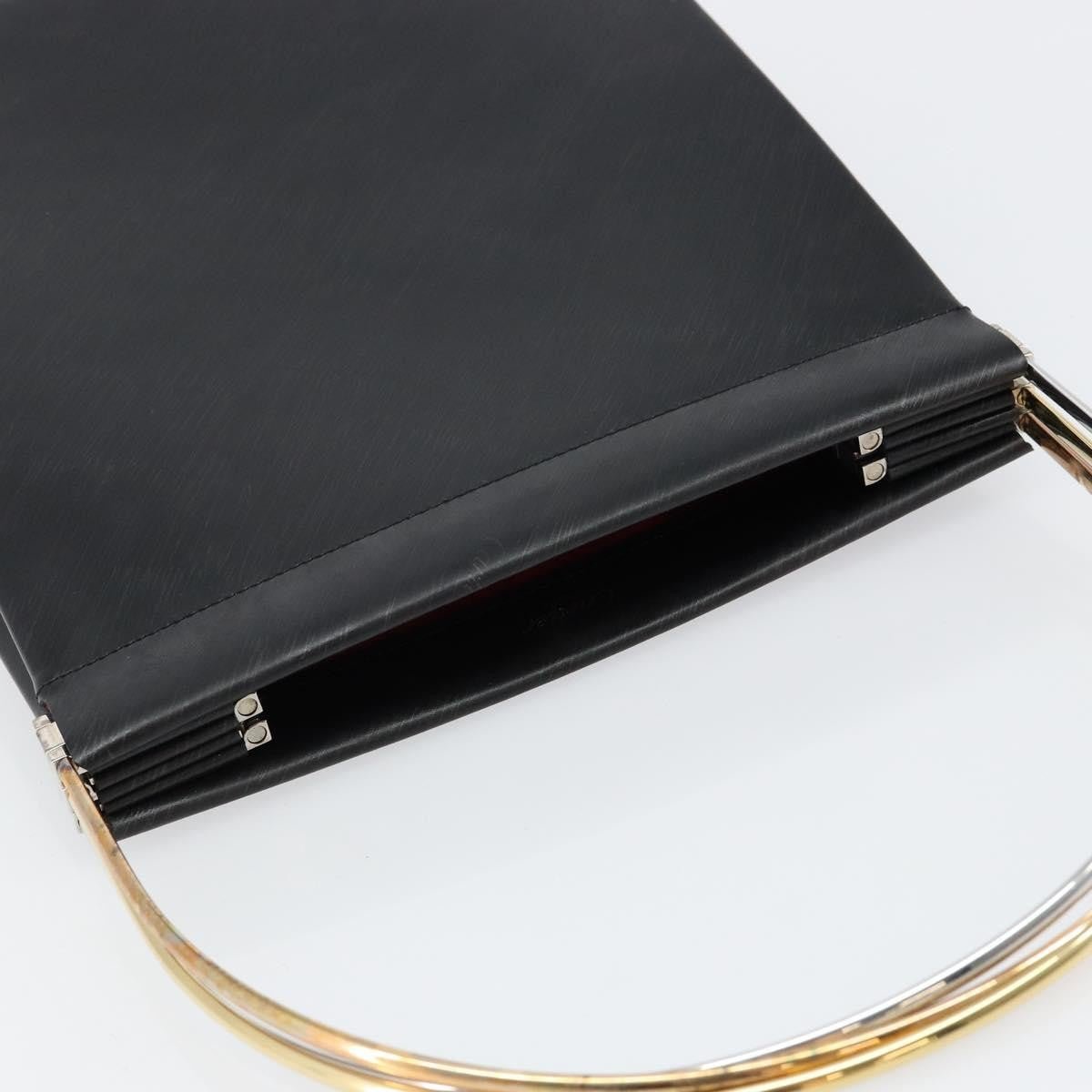 cartier Trinity Hand bag Leather, BLACK, LEATHER, Handbag