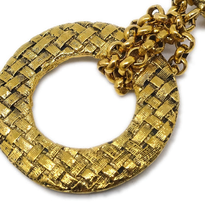 Chanel CC Dangle Earrings Metal, GOLD, GOLD_PLATED, Earrings