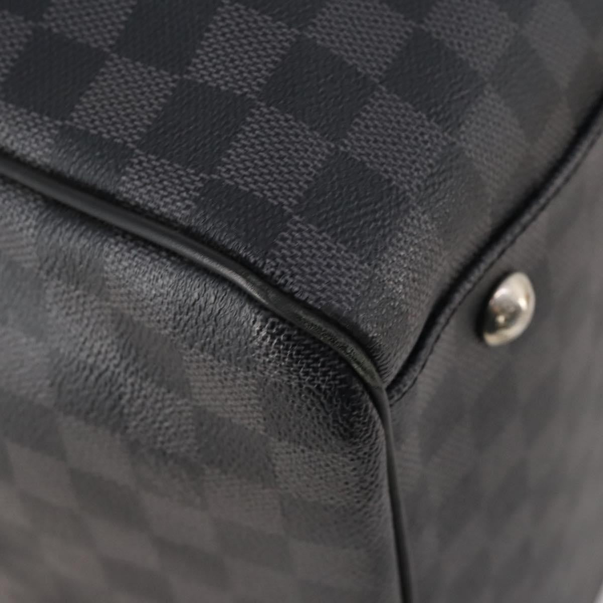 Louis Vuitton Roadster Duffle Bag Damier Graphite, Gray, Canvas, Travel Bag