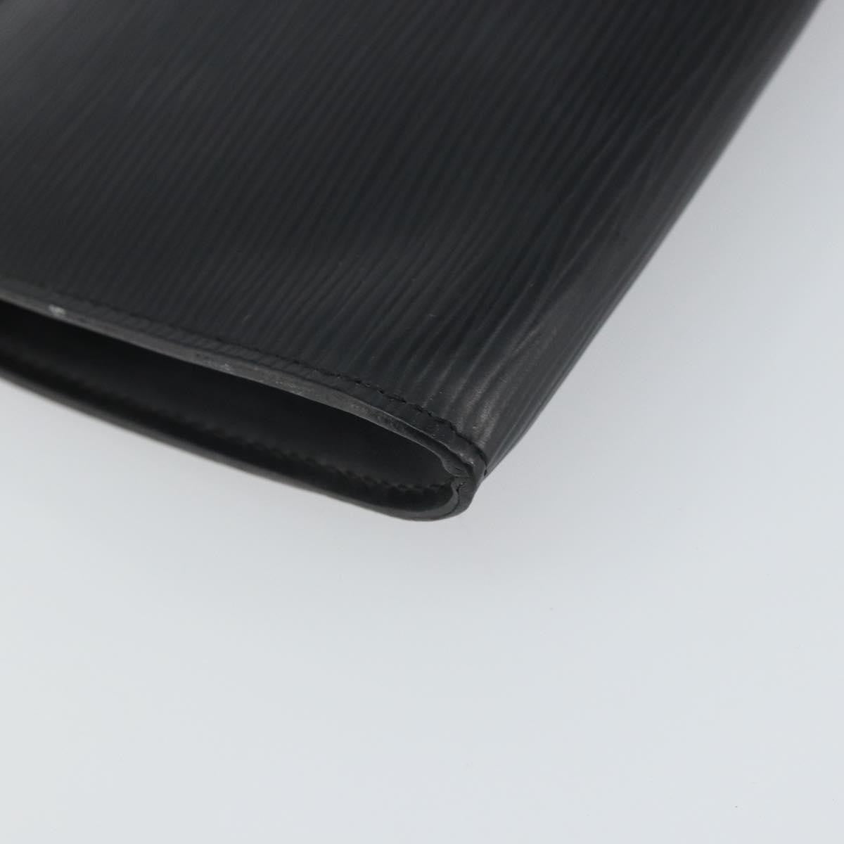 Louis Vuitton Pochette Accessoires Epi Leather, BLACK, LEATHER, Clutche & pouche