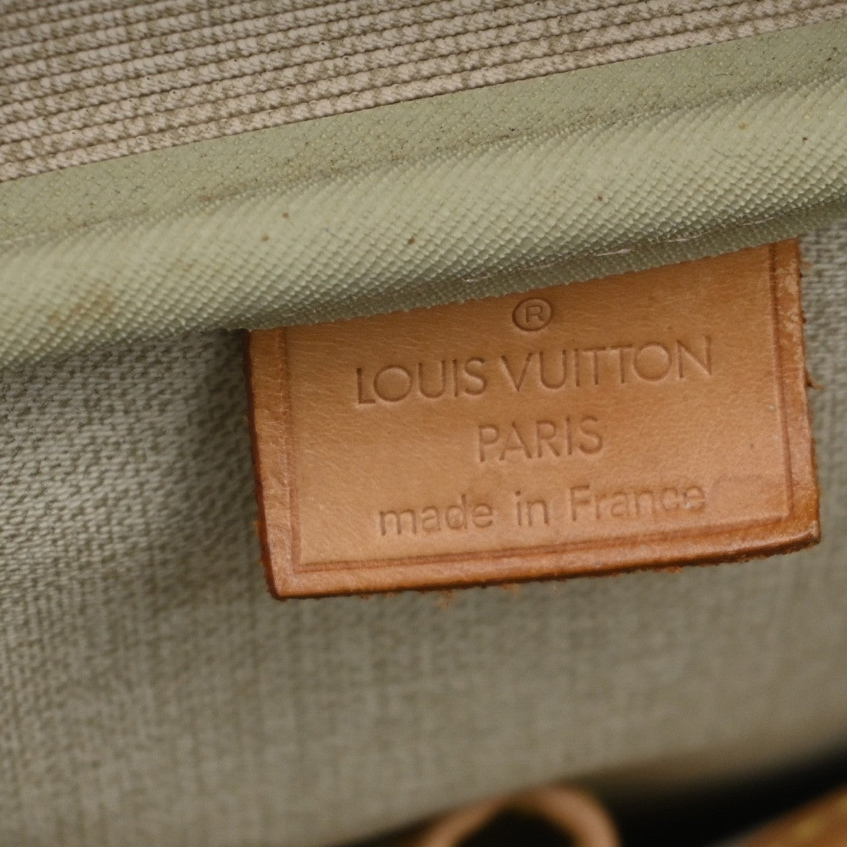 Louis Vuitton Deauville Handbag Monogram Canvas, BROWN, LEATHER, Handbag