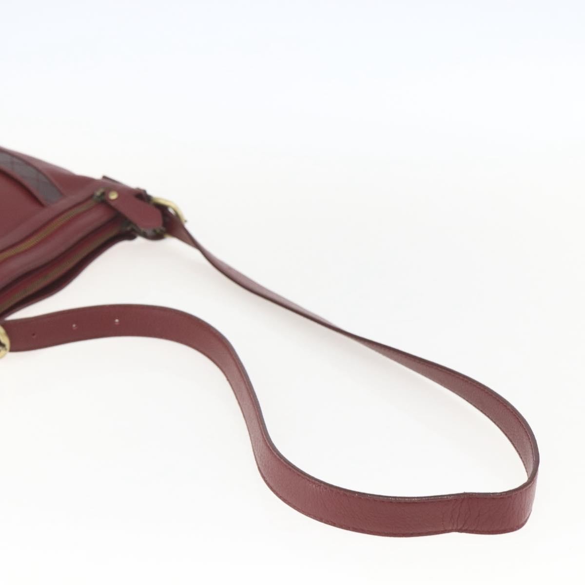 Burberry Vintage Shoulder Bag Leather, RED, LEATHER, Shoulder bag