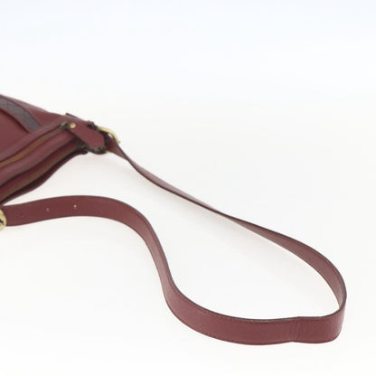 Burberry Vintage Shoulder Bag Leather, RED, LEATHER, Shoulder bag