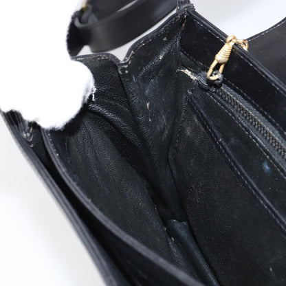Celine Horse Carriage Shoulder bag Leather, BLACK, LEATHER, Shoulder bag