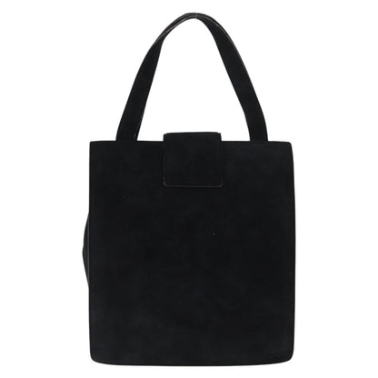 Prada Vintage Handbag Suede, BLACK, SUEDE, Handbag