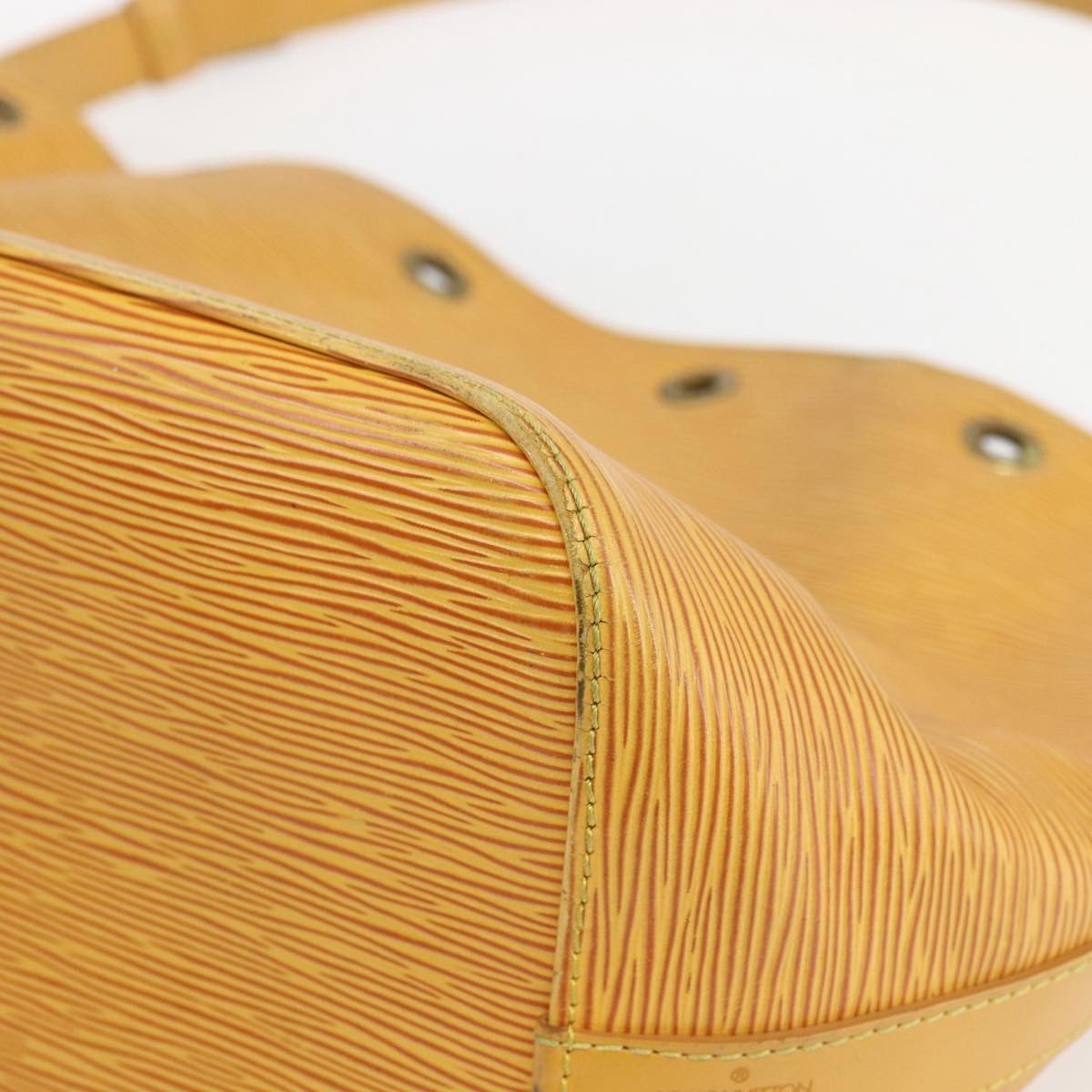 Louis Vuitton Petit Noe Handbag Epi Leather, YELLOW, LEATHER, Shoulder bag