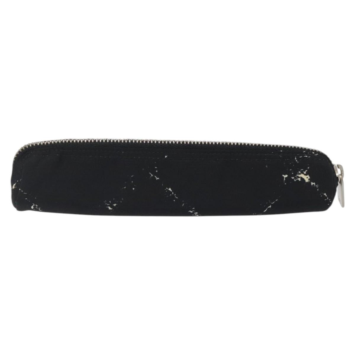 Chanel Travel Line Pen Case Nylon, BLACK, NYLON, Wallets