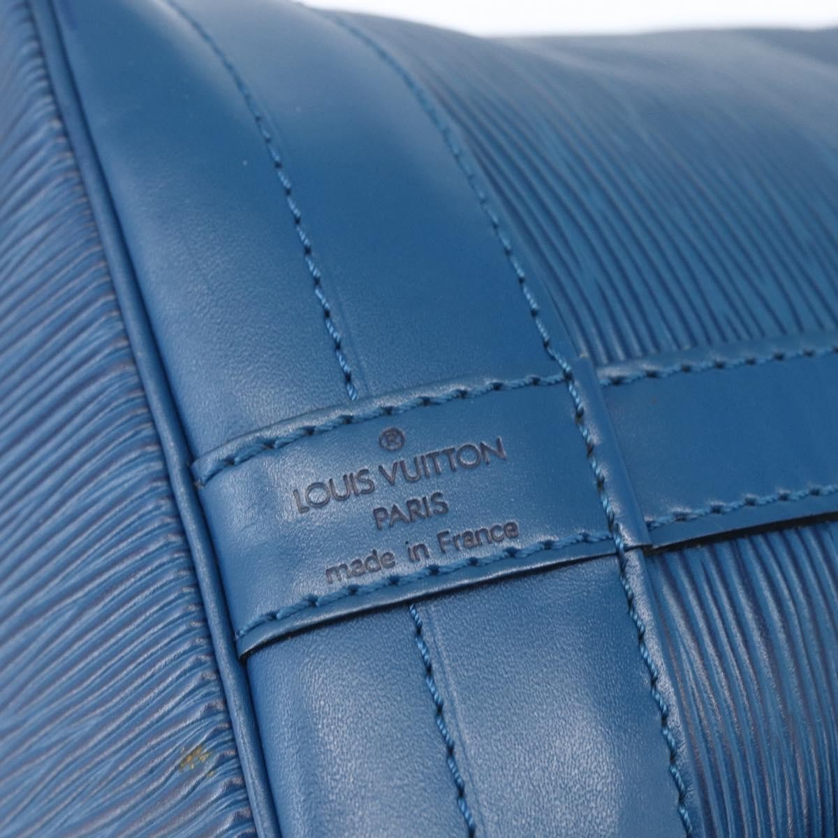 Louis Vuitton Noe Handbag Epi Leather, BLUE, LEATHER, Shoulder bag