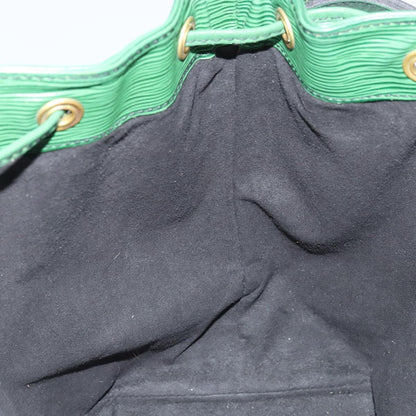 Louis Vuitton Petit Noe Handbag Epi Leather, Green, Leather, Shoulder Bag