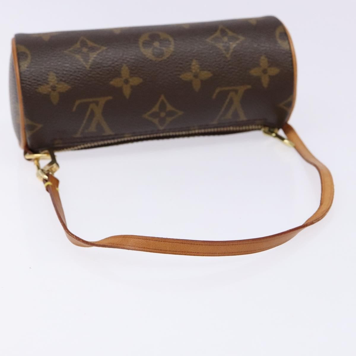 Louis Vuitton Papillon Pochette Monogram Canvas, BROWN, CANVAS, Handbag
