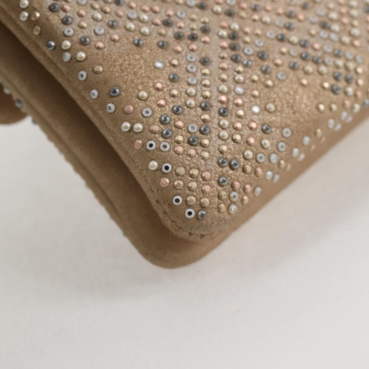 Chanel Mineral Nights Shoulder Bag Strass Embellished Leather, GOLD, LEATHER, Shoulder bag