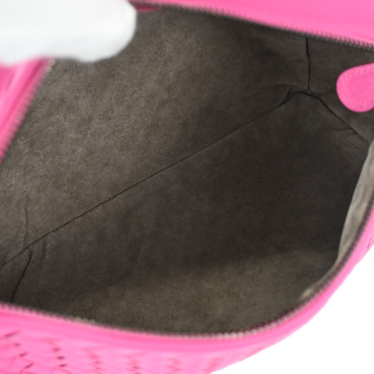 Bottega Veneta Intrecciato Handbag Leather, Pink, Leather, Handbag