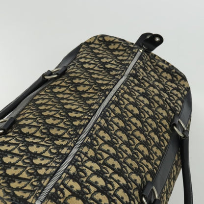 Christian Dior Vintage Trotter Boston Bag Diorissimo Canvas, NAVY, CANVAS, Travel bag