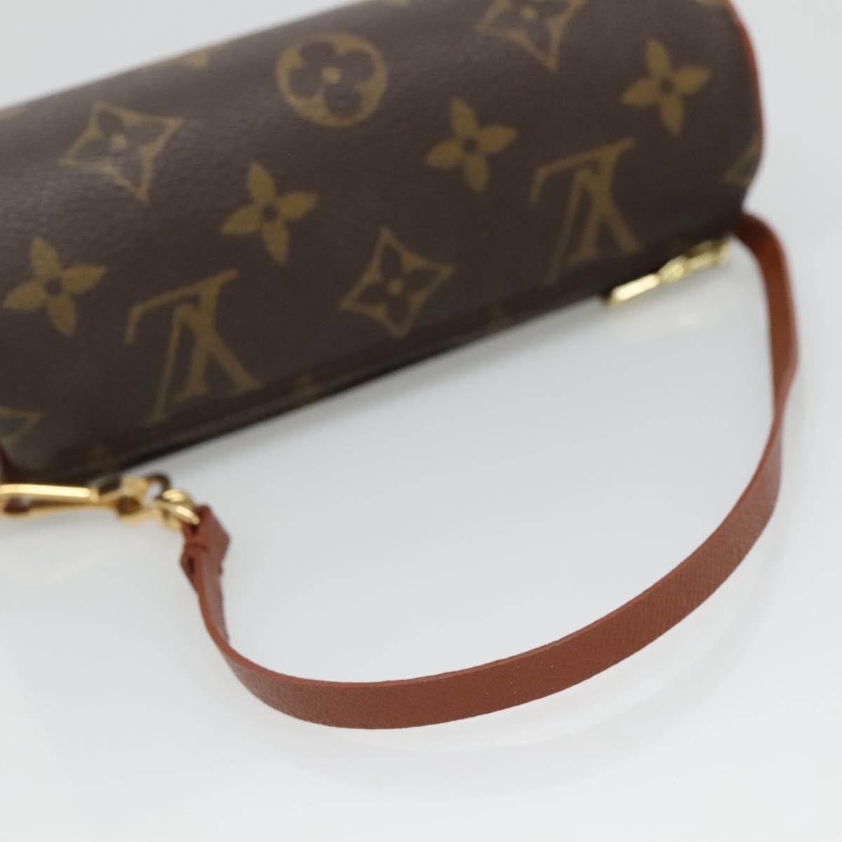Louis Vuitton Papillon Pochette Monogram Canvas, BROWN, CANVAS, Handbag