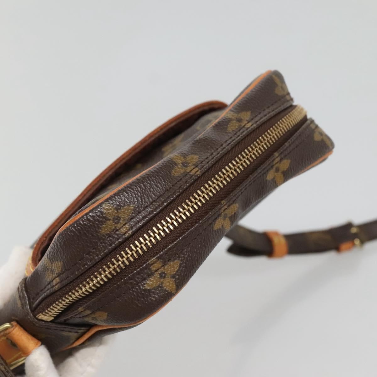 Louis Vuitton Danube 15 Crossbody Bag Monogram Canvas, BROWN, CANVAS, Crossbody bag