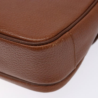 Burberry Flap Shoulder Bag Leather, BROWN, LEATHER, Shoulder bag