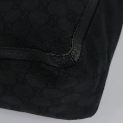 Gucci Abbey Pocket Tote GG Canvas, BLACK, CANVAS, Tote bag
