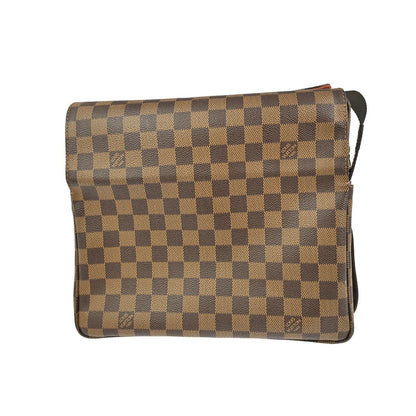 Louis Vuitton Naviglio Handbag Damier, BROWN, CANVAS, Shoulder bag