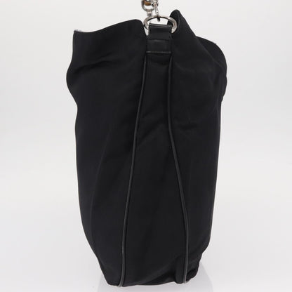 Gucci Vintage Bamboo Shoulder Bag Canvas, BLACK, CANVAS, Shoulder bag