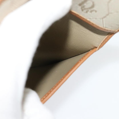 Christian Dior Vintage Honeycomb Shoulder Bag Canvas, BEIGE, CANVAS, Shoulder bag