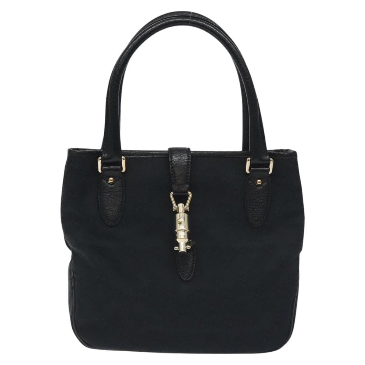 Gucci Jackie Tote GG Canvas, BLACK, CANVAS, Tote bag
