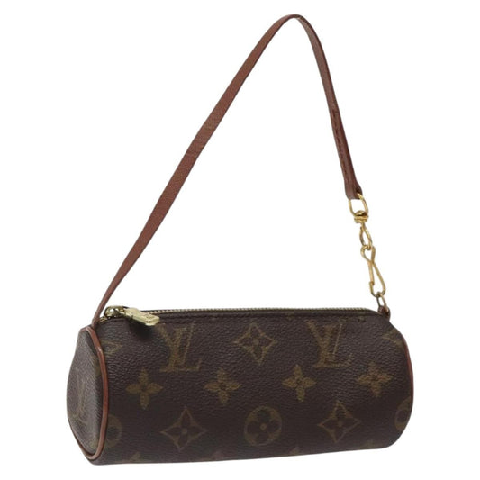 Louis Vuitton Papillon Pochette Monogram Canvas, BROWN, CANVAS, Handbag