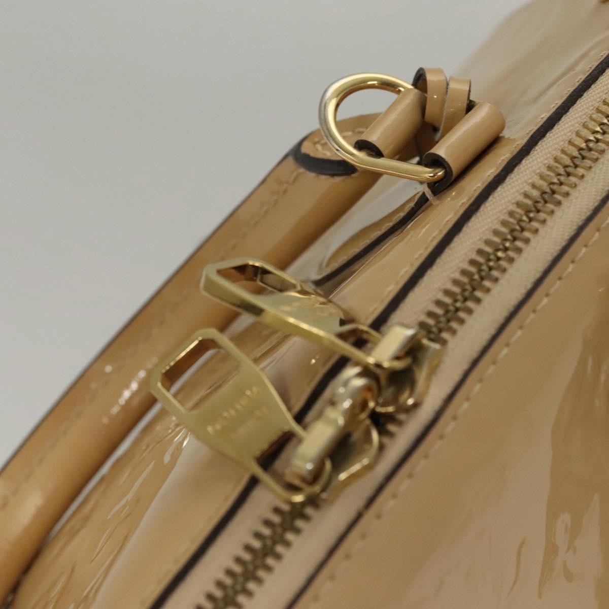 Louis Vuitton Santa Monica Handbag Monogram Vernis, BEIGE, PATENT_LEATHER, Handbag