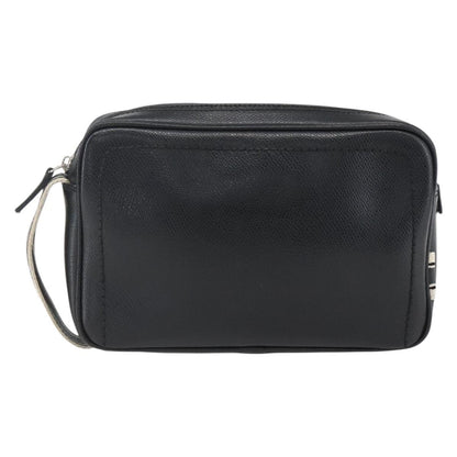 Salvatore Ferragamo Vintage clutch Bag Leather, BLACK, LEATHER, Clutche & pouche