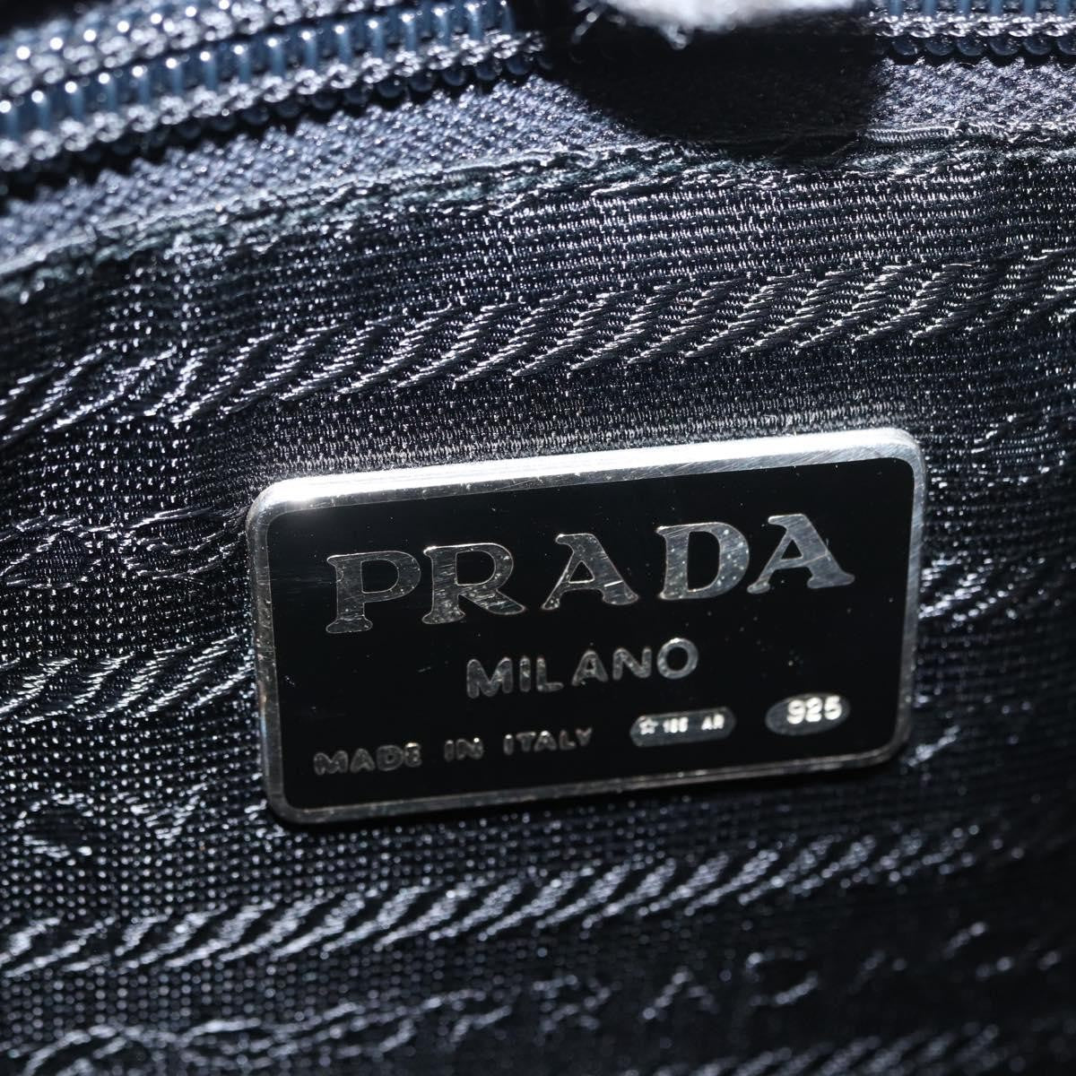 Prada Vintage Handbag Suede, BLACK, SUEDE, Handbag